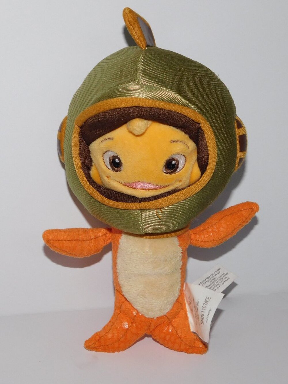 VTG Disney Chicken Little Fish out of Water 8" Plush stuffed Toy